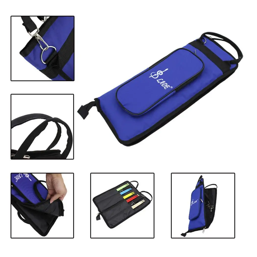 

Oxford Cloth Multicolor Drum Stick Bag Plus Zipper Cotton Package Rectangle Travel Large Capacity Handbag Home Drum Stick Bag
