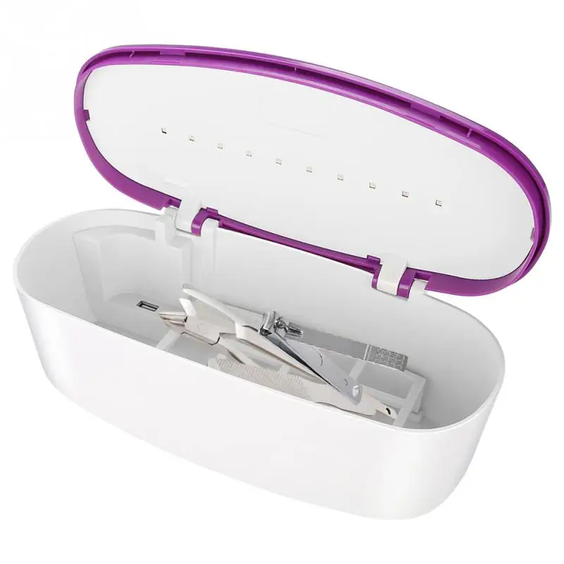 

Nail Tools Accessoires Disinfection Sterilizer Box Tools USB Nail Art Equipment Machine for Professional UVC ManicureTool c