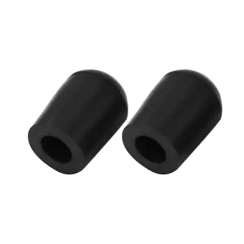 

2pcs/set End Pin Rubber Tip Upright Bass Double Bass Endpin Parts Accessories with Bottom Grip Prevent Sliding Black