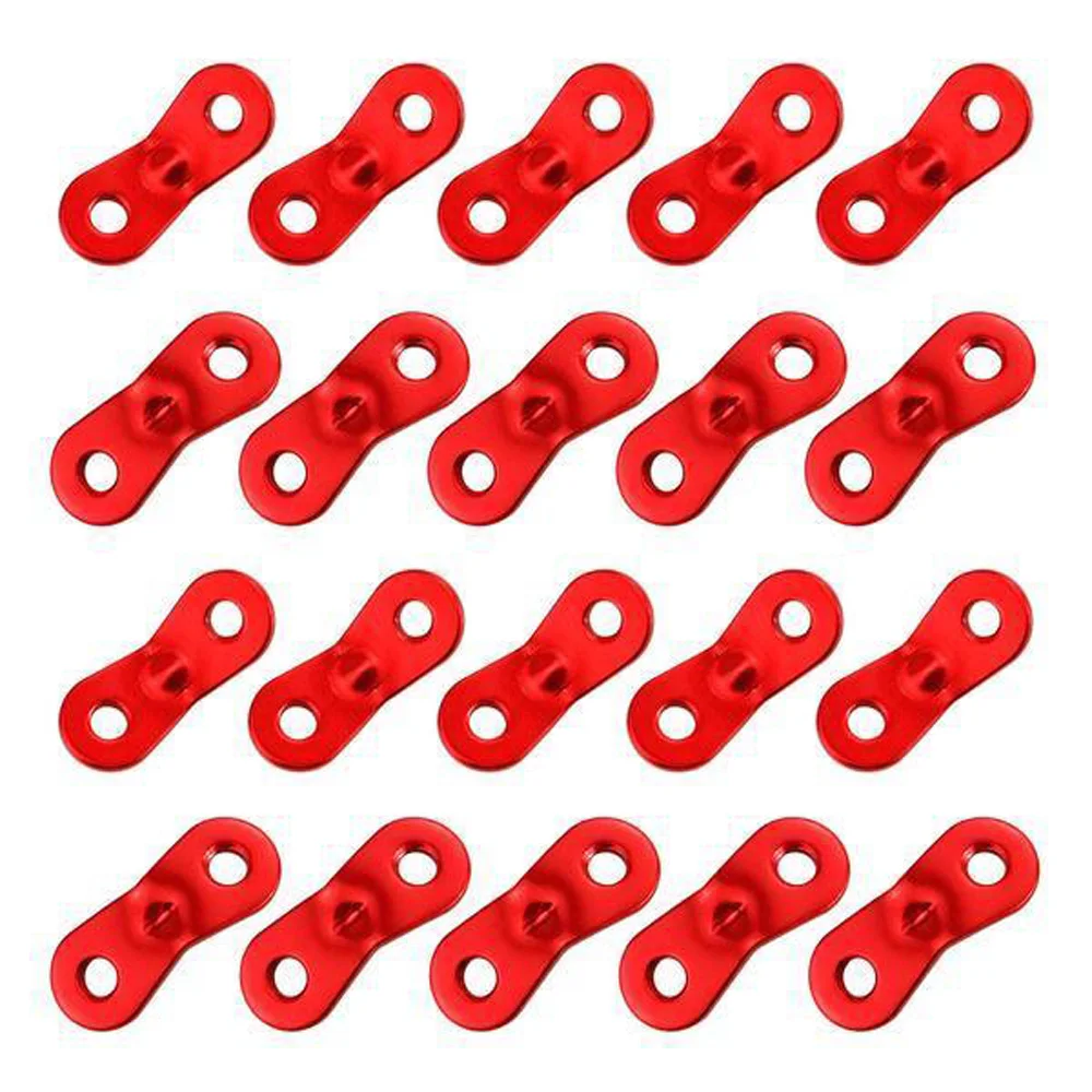 

20PCS Tent Awning String Rope Adjust Fastener Tighten Accessories High Quality