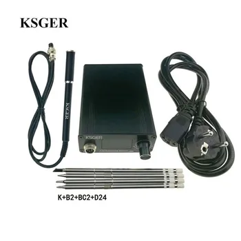 

KSGER V2.01 T12 Soldering Station Temperature Controller Welding Tool Electric Soldering Irons 9501 Alloy Handle K B2 BC2 D24