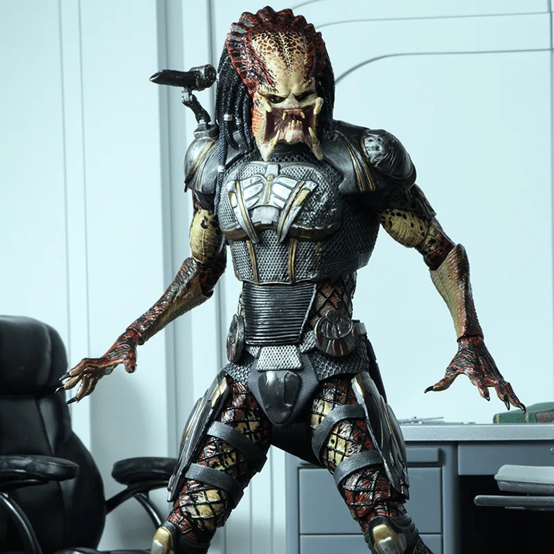 Cena Blizna zbieg 2018 NECA drapieżnik action figurki zabawki NECA Predator PVC figurki zabawki Predator świąteczne prezenty dla dzieci dzieci