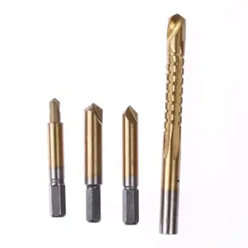 

HSS Screw Extractor Drill Bit Guide Broken Damaged Nut Speed Out Remover