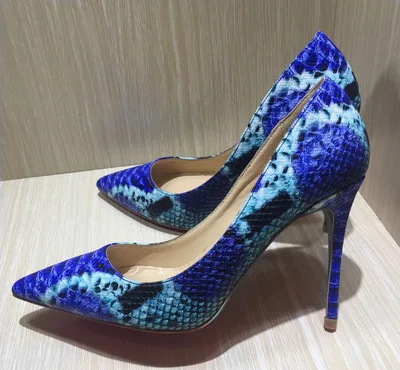 

Hot Selling Snake Pattern High Heel Shoes Office Lady Formal Dress Shoes Stiletto Heel