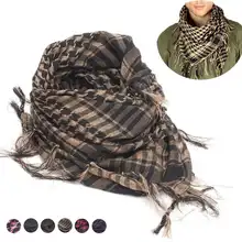Унисекс Тактический Открытый арабский пустынный шема шарф Открытый Пешие прогулки шарфы с кисточкой для мужчин и женщин