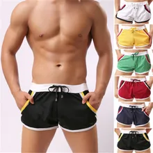 Новинка, сексуальные мужские фитнес для мышц, удобные трусы-боксеры для бега, плавки, Шорты для плавания