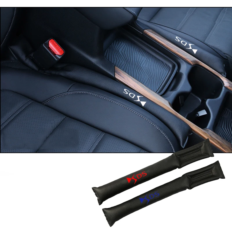 

2pcs PU Leather Spacer Filler Slot Plug Car Seat Gap Pad For Citroen Ds Ds6 Ds5 Ds3 Ds7 Ds5s