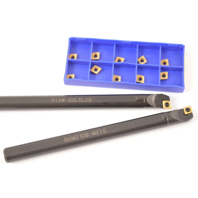 

S12M-SCLCR06+S12M-SCLCL06 (2*125mm) Internal Holder+10PCS CCMT060204
