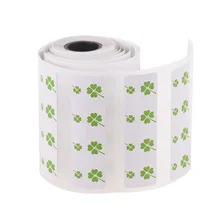 1 рулон точные Термоэтикетки рулон сильноклейкая лента прозрачная печать для PeriPage A6 карманный BT термопринтер