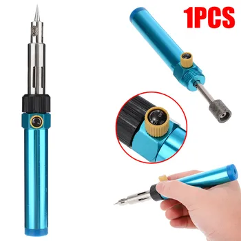 

1set Portable Durable Tools For Mini Adjustable Gas Torch Cordless Solder Iron Pen Welding Soldering Kit New