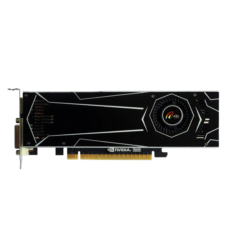 Asl G1502 карта изображения Nvidia Gp107-300 3D 2 Гб 128 бит Gddr5 Hdmi/Dvi 640 Cudr Core 7008 МГц 7680X4320/60 Гц