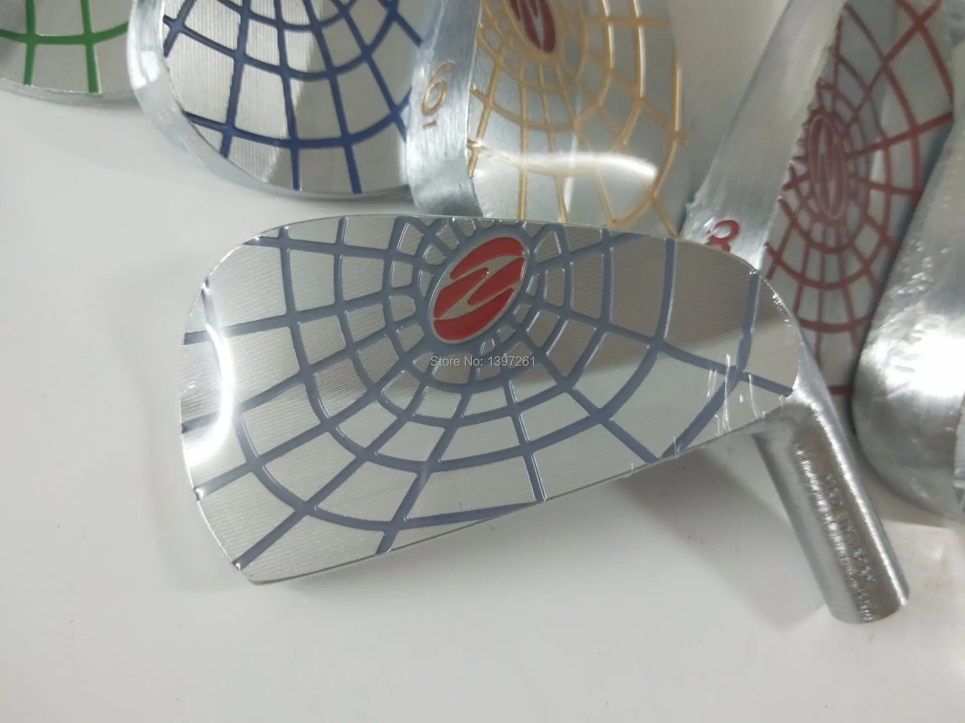 Набор серебряных утюгов для гольфа Zodia spider TourOK 4 9p|Клюшки гольфа| |