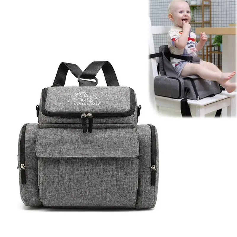 

2 In 1 Baby Dining Chair Seat Multifunctional Mommy Bag Feeding Highchair Portable Baby Eating Chair Safety Baby Chair Carrier