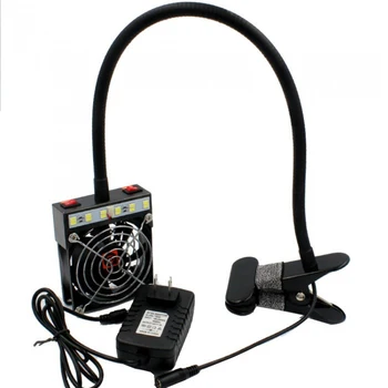 

Soldering Iron Exhaust Fan Solder Smoke Exhauster Remover Fume Extractor with LED Lighting