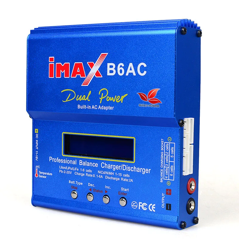 IMAX B6 AC 80 Вт B6AC Lipo NiMH 3 S/4S/5S RC батарея баланс зарядное устройство+ ЕС США AU Великобритания Разъем питания провода