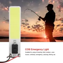 12 В COB аварийный светильник, Белый светодиодный тонкий светильник, аварийный светильник для наружной палатки, кемпинга, рыбалки, iluminacion светодиодный