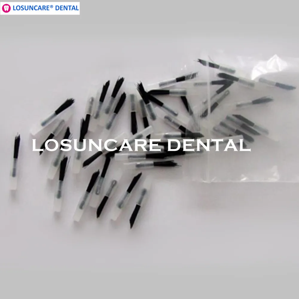 

100 Pcs/Bag Black Dental Disposable Composite Applicator Tips For Dental Replaceable Brush Holders Autoclavable