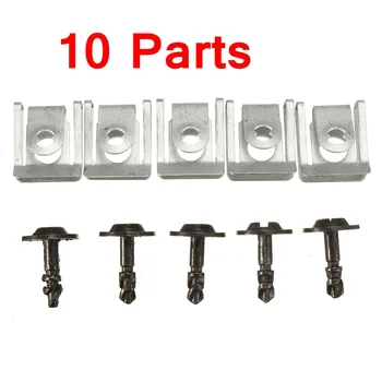 

5 Pairs Splashguard Clamps Engine Undertray Clips Shield Cover For BMW E38 E39