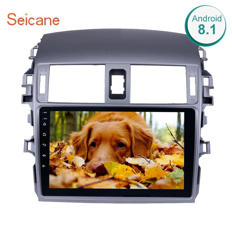

Seicane Android 8.1/7.1/6.0 9"Head Unit For 2007 2008 2009 2010 Toyota OLD Corolla 2Din Touchscreen Multimedia Player Car Radio