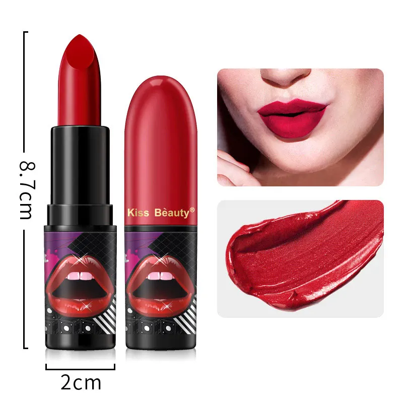 KISSBEAUTY матовая губная помада долговечная Водонепроницаемая легко носить
