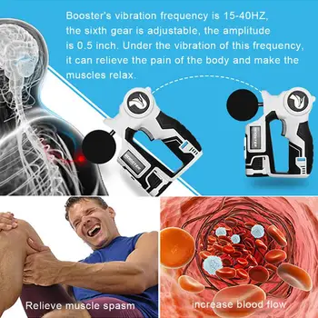 

Percussion Massager Cordless Muscle Deep Relaxation Device Fascia Physiotherapy Vibrating Pain Relief Professional Massage Gun