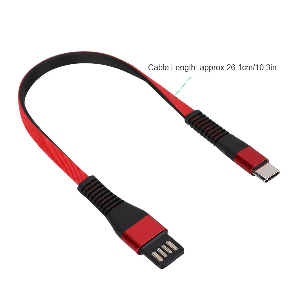 

mini usb cable Double Sided Fast Charging Cable Short Type-C USB Data Line 2019 New