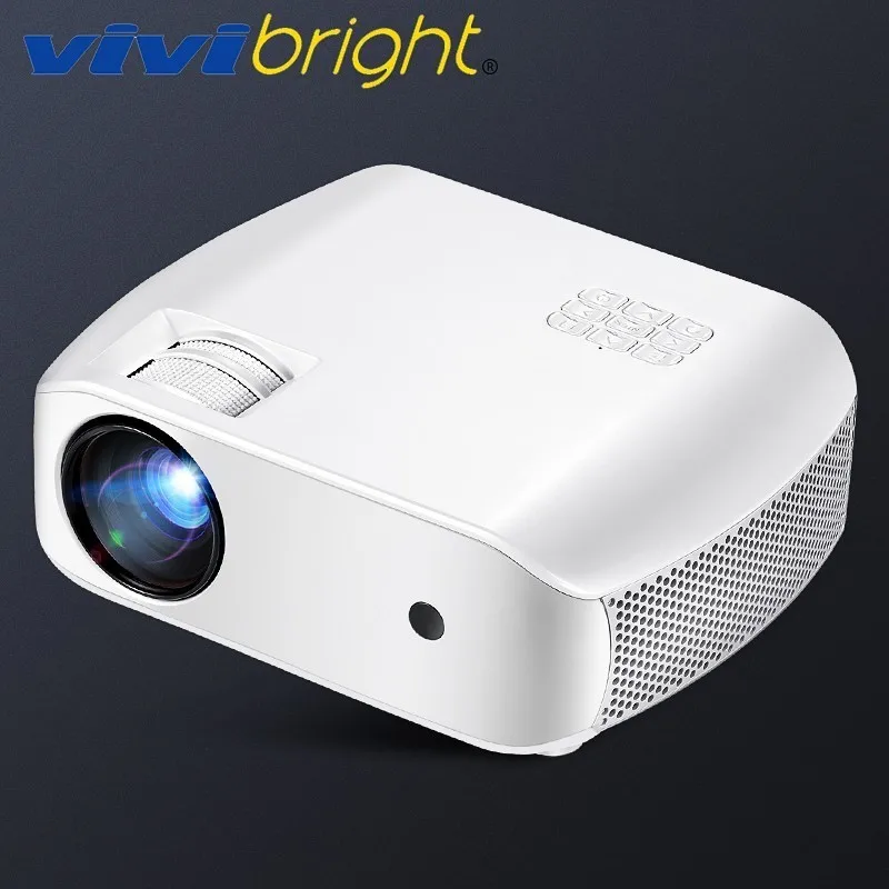 

VIVIBRIGHT LED Projector F10,3D HD Home Cinema,Newest MINI Projector Support Full HD 1080p, 2800 Lumens, HDMI Laser TV