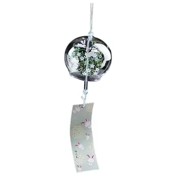 

Creative Japanese Handmade Glass Painting and Wind Chimes Door Decoration Gift for Girls Style 6