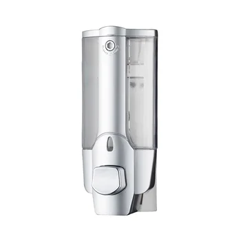 

1Pc Shower Dispenser Push Type Wall-mounted 350ML Refillable Plastic Liquid Soap Bottles Soap Dispenser Shampoo Container