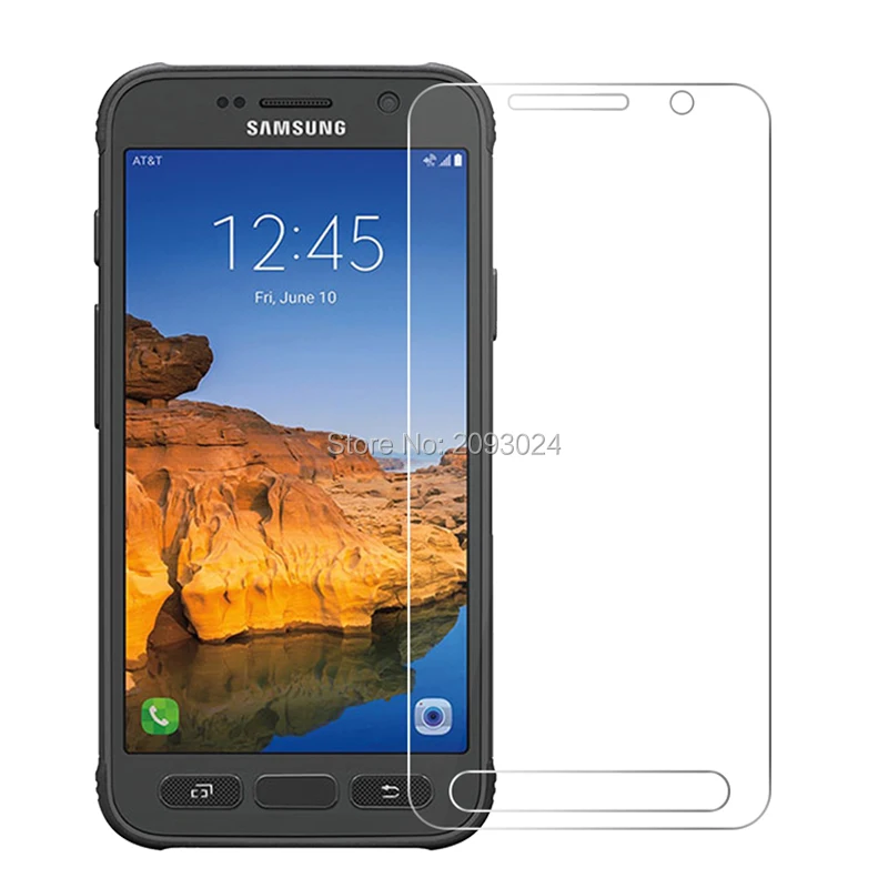 2pcs 0.26mm Front Cover Tempered Glass Screen Protector For Samsung Galaxy S7 Active Toughened protective film | Мобильные телефоны