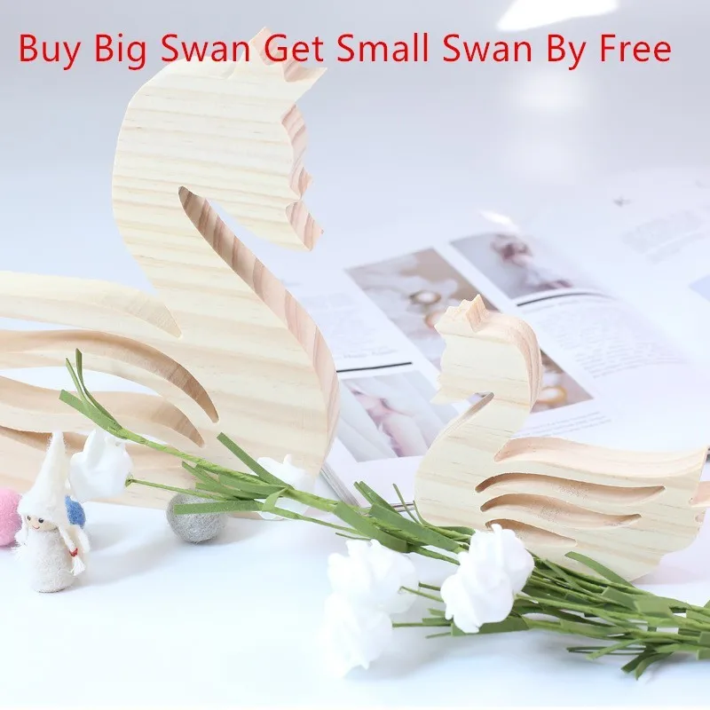 

LM Modern Minimalist Wooden Swan Crafts Creative Jewelry Wedding Decoration Buy One Get One Free Hot Sale