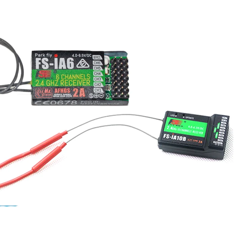 Оригинальный Flysky ia6b ia6 ia10b FS IA6/FS IA6B/FS IA10B 6CH 2 4G двойная антенна RC приемник для I6 FSI6 i6
