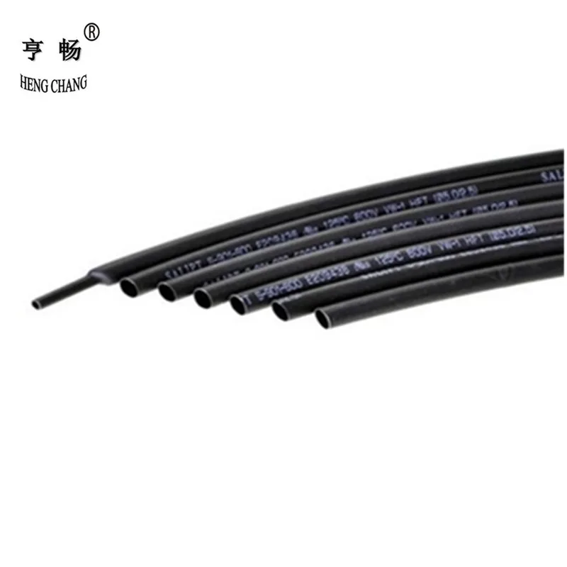 diameter 5mm 6mm Heat Shrinkable Tube Shrink Tubing Wire Black Battery welding charging