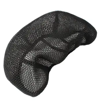 

3D Black Motorcycle Scooter Net Seat Cover Breathable Protector S M L XL XXL