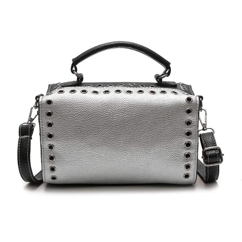 

2019 Crossbody Bags For Women Quality Retro PU Leather Shoulder Bag Rivet Flap Ladies Messenger Bag Female Small Crossbody Bags