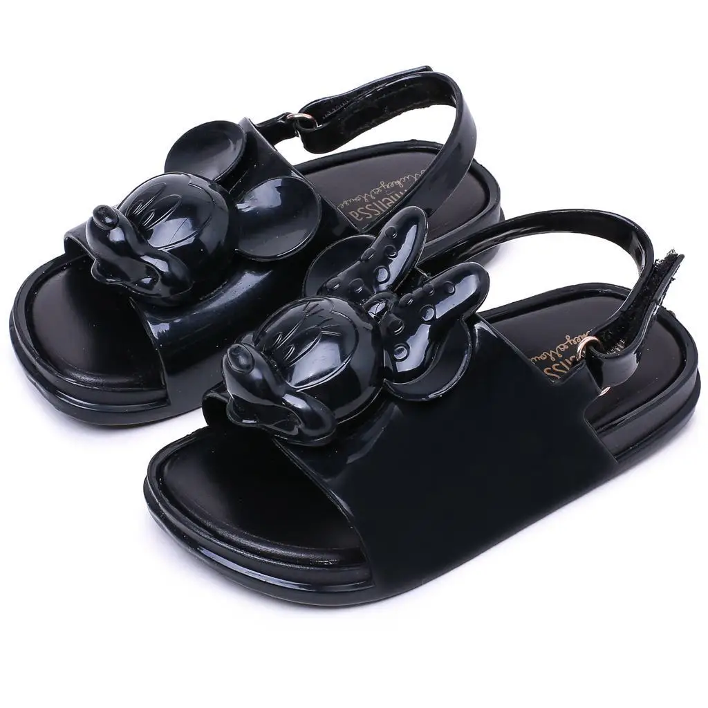 

Girls jelly sandals 2019 new Melissa children's stereo cartoon toe cartoon girl jelly children's sandals