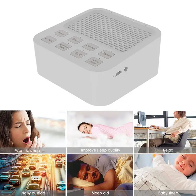 

Sleeping Instrument Noise Sound Machine Mobile Phone Speaker For Sleeping And Relaxation USB Rechargeable Timing Shutdown