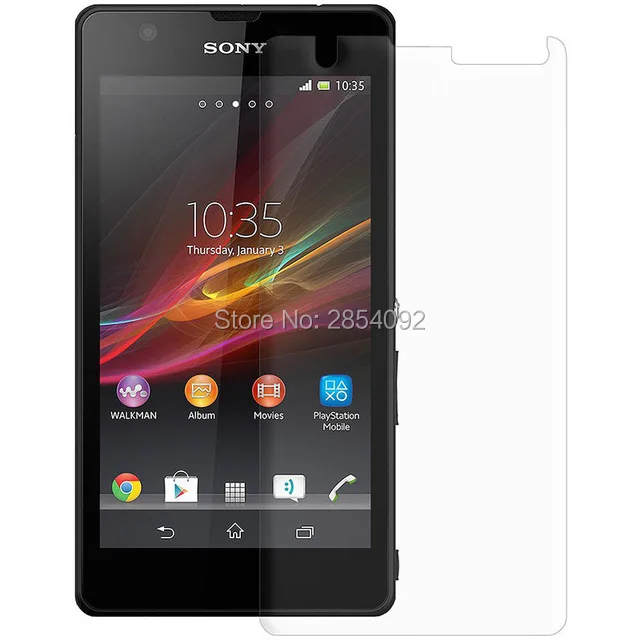 

2.5D Front Safety Tempered Glass For Sony Xperia ZR M36H C5502 C5503 Screen Protector Protective Film Guard Protection Shield