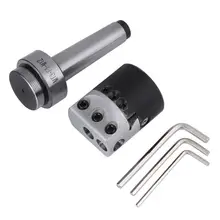 MT3-M12 pince conique mandrin adaptateur de tonnelle de fraisage + 2 pouces outils de tête d'alésage de tour