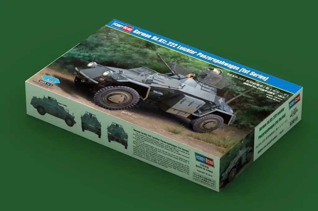 Модель Hobbyboss 83815 1/35 Sd.Kfz.222 отображение величин величины 1-я серия |
