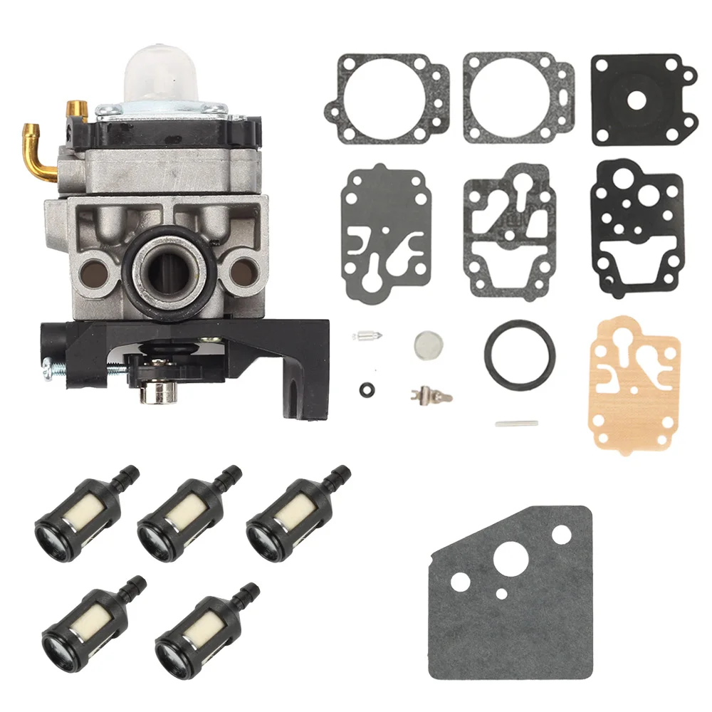 Carburetor Carb Repair Kit Fuel Filter For Honda GX35 HHT35 HHT35S Engine Gas Trimmer Brushcutter Generator 16100-Z0Z-034