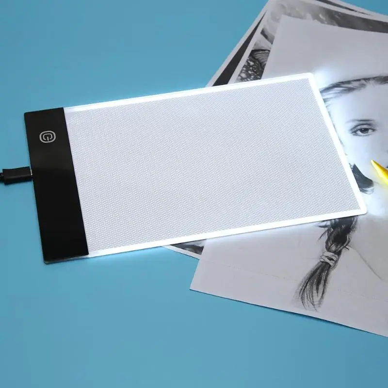 

A5 Digital Drawing Tablet LED Light Box Graphic Tablets Pad Tracing Graphics Tablet Copy Board USB Painting Table Writing Pads