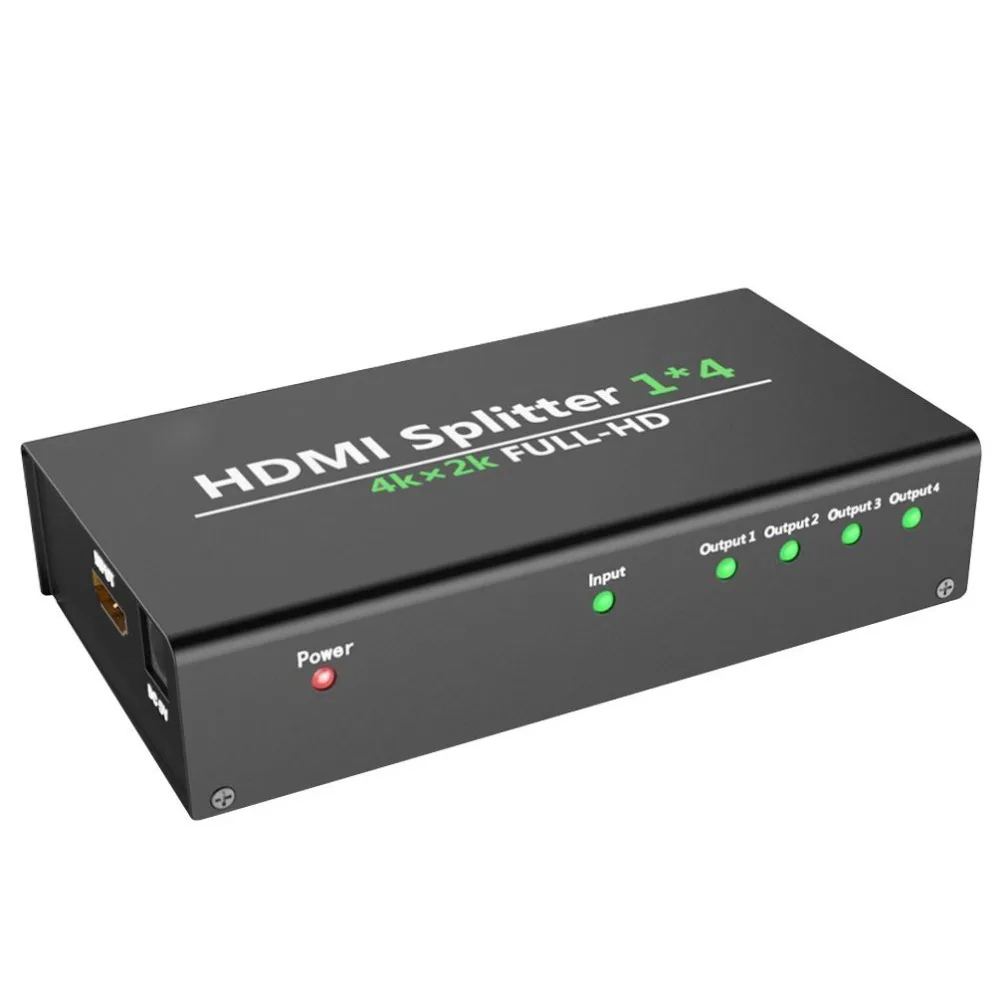 Разветвитель Aikexin Ultra HD 4K HDMI 1x2 /1x 4/1x8 f усилитель V1.4 питание 2/4/8 порт разветвитель Box