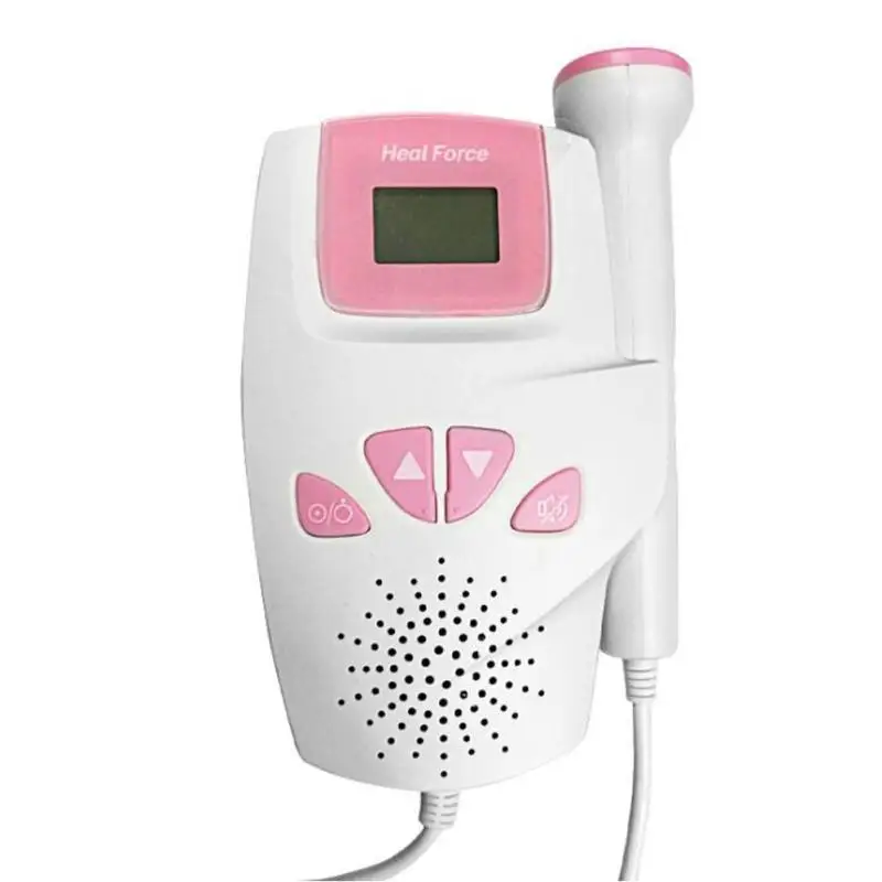 

Portable Home Ultrasonic Heart Rate Fetal Doppler Detector Radiationless Baby Heart Rate Monitor Tester Tool U2