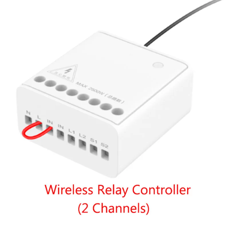 

Two-way Control Module Wireless Relay Controller 2 Channels Work Home Kit Remote Control Accessories For Aqara Xiaomi Mijia APP