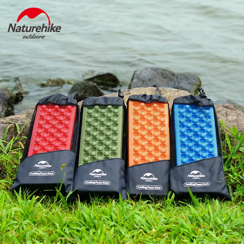 Naturehike Outdoor Ultralight Folding Camping Mat Foam Cushion Moistureproof Mattress Egg Slot Design Comfortable Sitting Pads