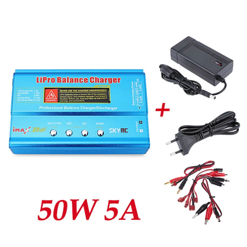 

Original SkyRC IMAX B6 50W/80W 5A 60W/6A DC Lipo Li-polymer Battery Balance Charger Discharger & Power Supply