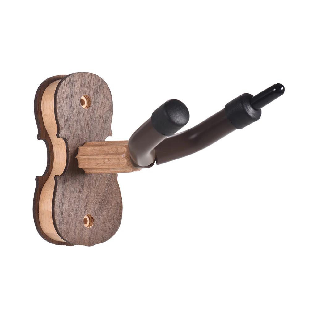 Wall Mount Violin Fiddle Viola Hanger Hook Keeper with Bow Holder