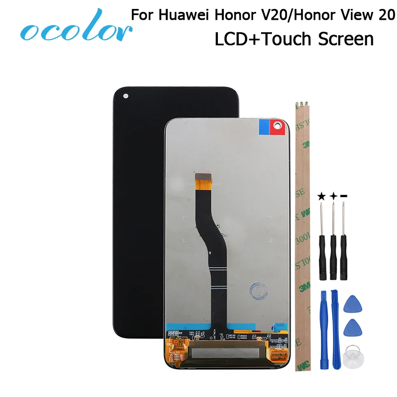 Ocolor для Huawei Honor V20 LCD Nova 4 дисплей сенсорный экран дигитайзер сборка замена без