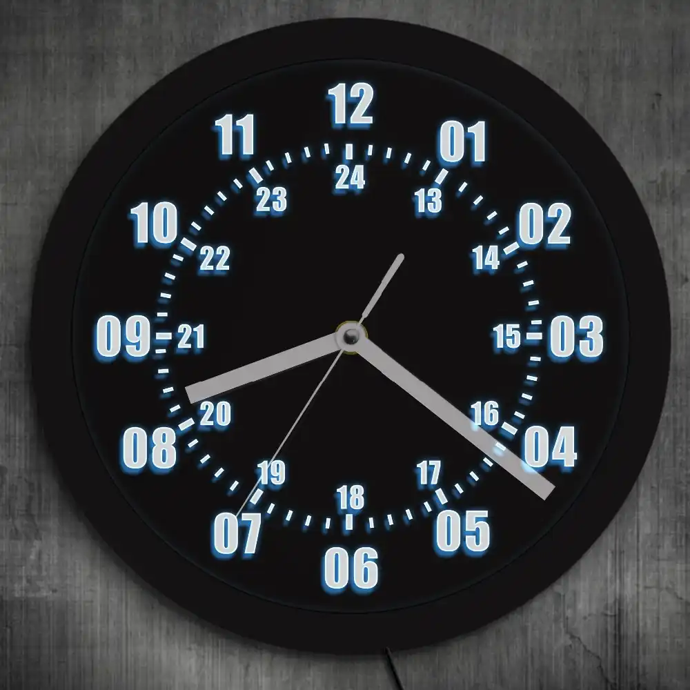 Military Time Clock >> 1piece Military World Time Zone Amateur Neon Led Wall Clock Military Time 24 Hours Display Arba Number Wall Clock Wall Watch Military Time Clock >> 1piece Military World Time Zone Amateur Neon Led Wall Clock Military Time 24 Hours Display Arba Number Wall Clock Wall Watch